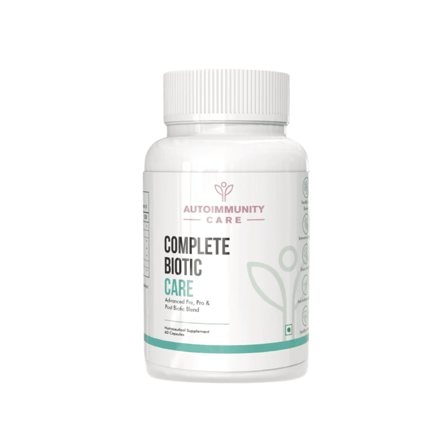 Autoimmunity Care Complete Biotic Care, 3 in 1 Pre Pro & Postbiotic (60 Capsules)