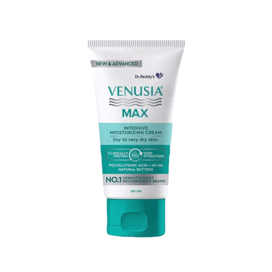 Venusia Max Intensive Moisturising Cream, with Natural Butters for Dry Skin (150 gm)