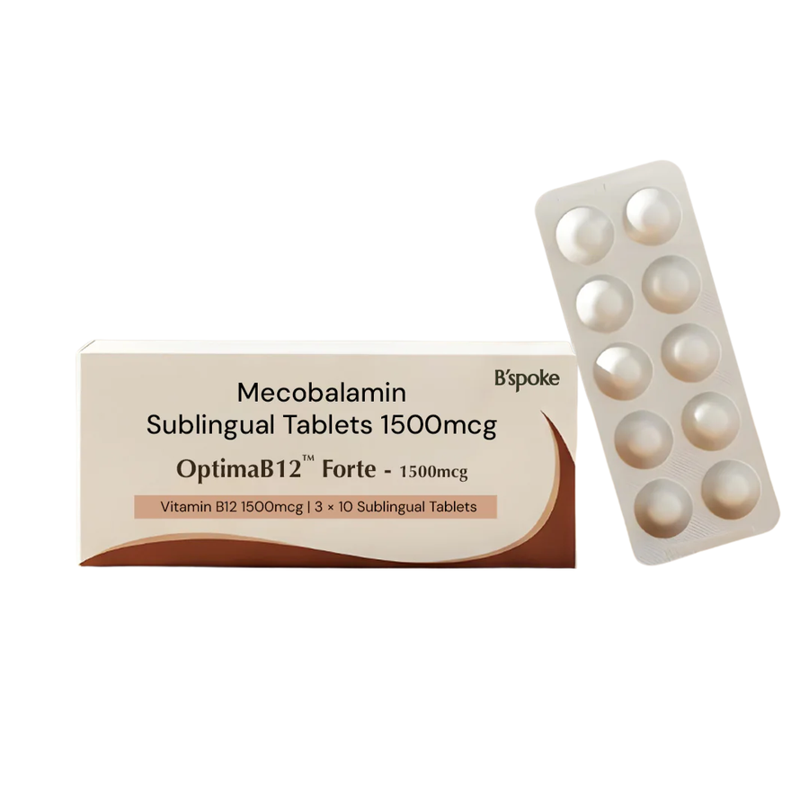B'spoke OptimaB12 Forte B12 1500mcg Chewable (60 Tablets)
