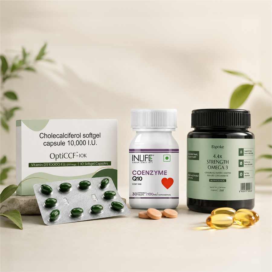 Recovery Essentials - Omega-3, Vitamin D3, CoQ10