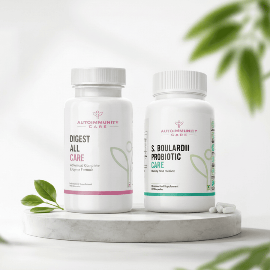 Chemo Gut Relief Pack for nausea, bloating, diarrhea & poor digestion - Digest All Care, S. Boulardii Probiotic Care
