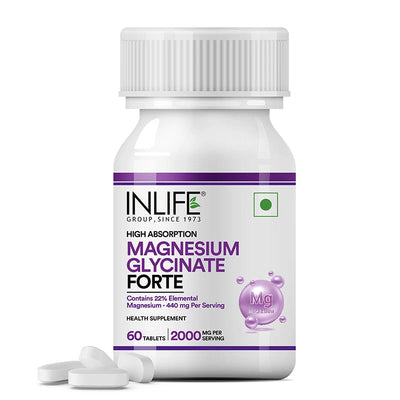 Inlife Magnesium Glycinate Forte 440mg (60 Tablets)