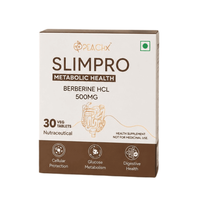 PeachX SlimPro Berberine 500mg (30 Capsules)