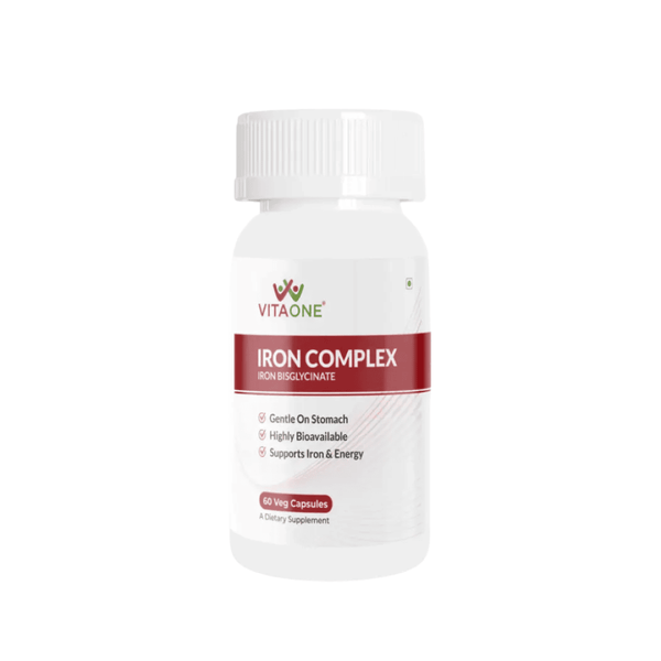 Vitaone Iron Bisglycinate Complex (60 Capsules)