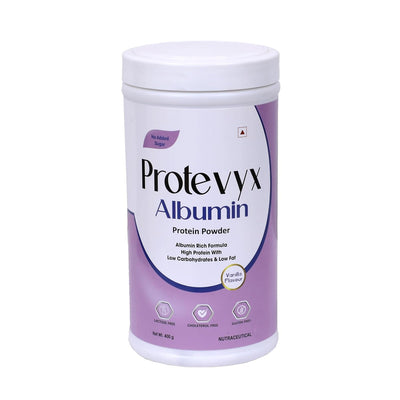 Protevyx Albumin Protein Powder — Vanilla (400gm)