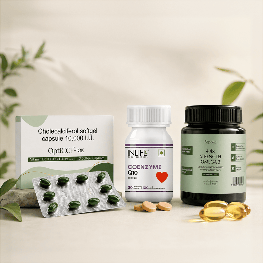 Recovery Essentials - Omega-3, Vitamin D3, CoQ10