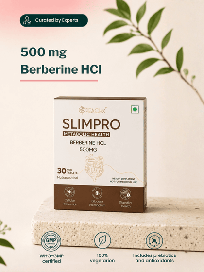 PeachX SlimPro Berberine 500mg (30 Capsules)