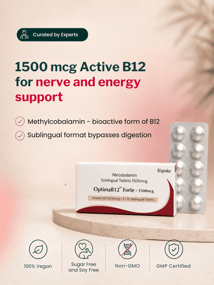 B'spoke OptimaB12 Forte B12 1500mcg Chewable (10 Tablets)