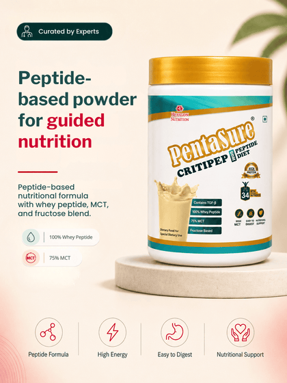 PentaSure Critipep Peptide Diet Powder, Creamy Vanilla, 400 g