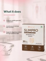 PeachX SlimPro Berberine 500mg (30 Capsules)