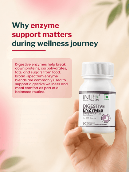 Inlife Digestive Enzymes Broad-Spectrum (60 Capsules)