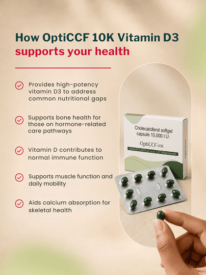 B'spoke OptiCCF High-Strength D3 10K (10 Capsules)