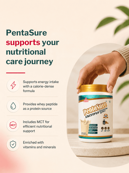 PentaSure Critipep Peptide Diet Powder, Creamy Vanilla, 400 g