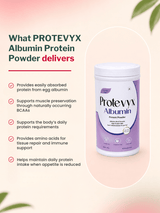 Protevyx Albumin Protein Powder — Vanilla (400gm)