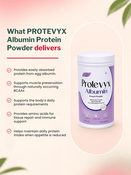 Protevyx Albumin Protein Powder — Vanilla (400gm)