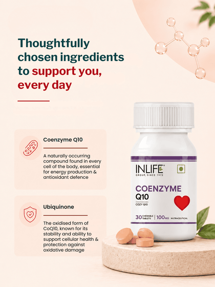 Inlife CoQ10 100mg Chewable (30 Tablets)