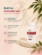 Vitaone Iron Bisglycinate Complex (60 Capsules)