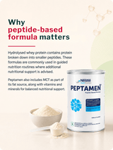 Nestle Peptamen Peptide-Based Diet Powder (Vanilla Flavour) for Nutritional Support (400 gm)