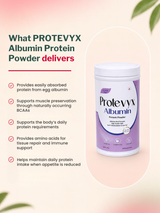 Protevyx Albumin Protein Powder — Vanilla (400gm)