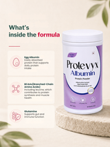 Protevyx Albumin Protein Powder — Vanilla (400gm)