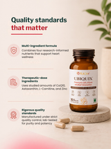 PeachX Ubiquix Ubiquinol 300mg + Astaxanthin (30 Capsules)