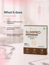 PeachX SlimPro Berberine 500mg (60 Capsules)
