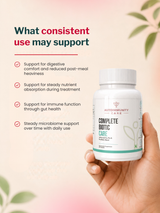 Autoimmunity Care Complete Biotic Care, 3 in 1 Prebiotic, Probiotic & Postbiotic, 60 Veg Capsules