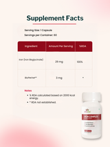 Vitaone Iron Bisglycinate Complex (60 Capsules)