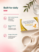 PeachX Ubiquix O - Coenzyme Q10 100 mg + Omega (10 Tabs)