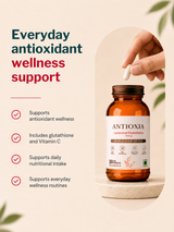 PeachX Antioxia Liposomal Glutathione 500mg + Vit C (30 Capsules)