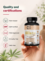 Canazzo Hemp Seed Oil 500mg Omega 3-6-9 (60 Softgels)