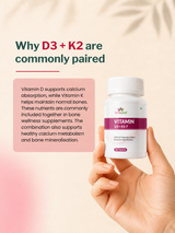 Vitaone Vitamin D3 + K2-7 (90 Capsules)