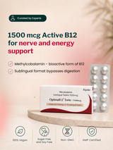 B'spoke OptimaB12 Forte B12 1500mcg Chewable (60 Tablets)
