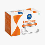PeachX FerricGlow (Iron Pyrophosphate 30 mg + Vitamin C 65 mg + Folic Acid + B Complex) 30 Sachets