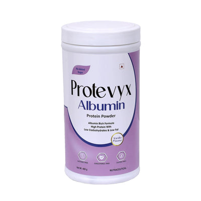 Protevyx Albumin Protein Powder - 400g vanilla flavor