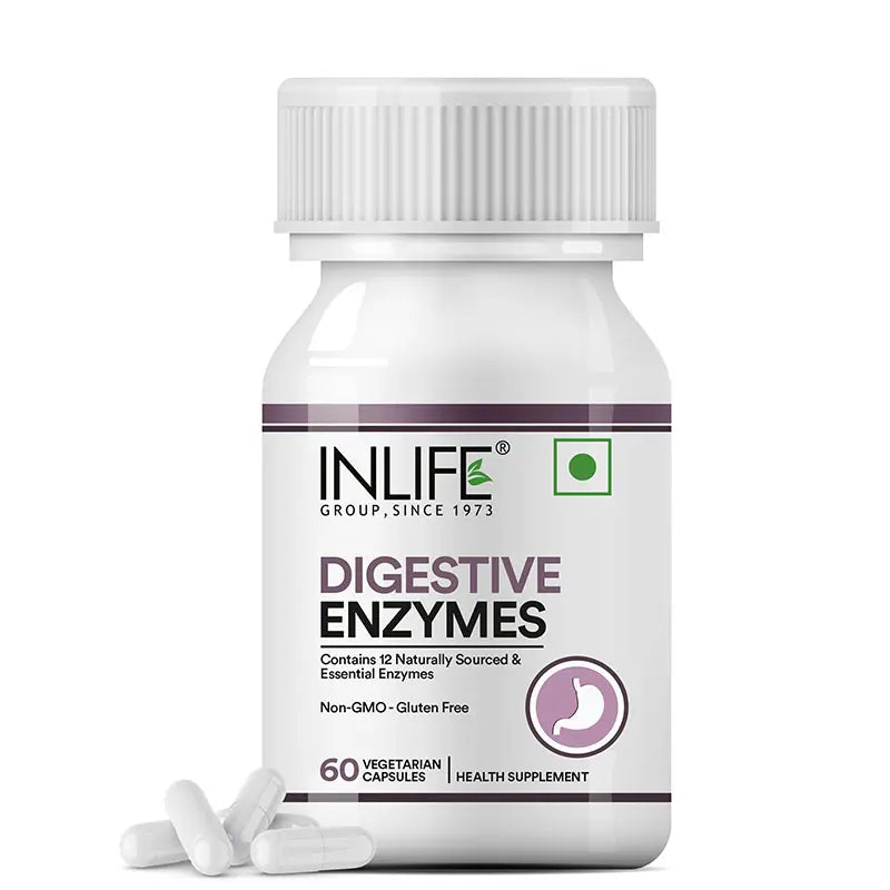 Inlife Digestive Enzymes Supplement Veg. Capsules