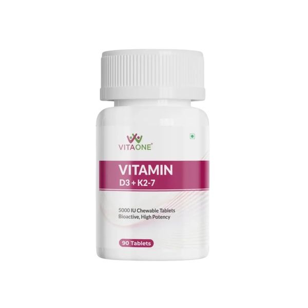 Vitaone Vitamin D3 + K2-7 (90 Capsules)